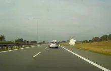 Zaśnięcie kierowcy ciężarówki na autostradzie