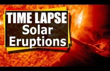 Słoneczny timelapse - wykonany z danych SDO (Obserwatorium Dynamiki Słońca)