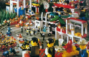Porównanie miasta Lego dziś, a kiedyś
