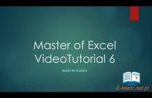 VideoTutorial #6 Master of Excel 2013 Triki i porady