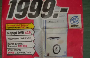 Gazetka Media Markt z 24 kwietnia 2003 roku.