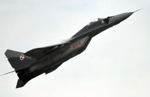 Myśliwiec MiG-29 zniknął z radarów.