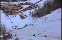 Loty narciarskie na szóstej największej skoczni świata.