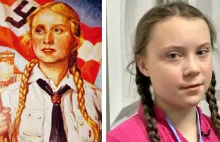 Greta Thunberg jak dziewczynka z nazistowskiego plakatu. To porównanie...