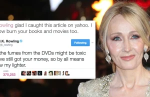 JK Rowling dowcipnie odpowiada na nienawistne tweety tępych prawicowych trolli