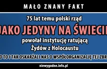 75 lat temu polski rząd powołał instytucję ratującą Żydów z Holocaustu.