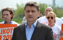 Janusz Palikot w Gliwicach. "Zakłócił naszą szkolną uroczystość" [ZDJĘCIA