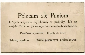 Polecam się Paniom! Nietypowe ogłoszenie