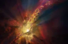 Czarna dziura odżywiona przez zimną międzygalaktyczną “ulewę”