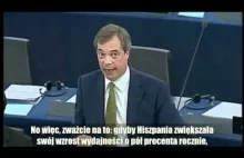 Nigel Farage: Rozpad euro jest nieunikniony