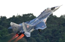 Incydent z udziałem MiG-29. Maszyna zgubiła spadochron hamujący.