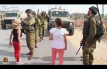 Palestyńskie Dzieci Wyzywają i Prowokują Żołnieży