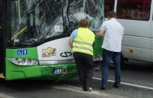 Lublin: Kierująca trolejbusem pomyliła pedał gazu z hamulcem