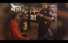 'Leave them little boys alone': Angry bystander intervenes as police...