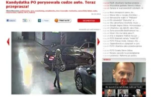 Chce "Więcej kultury w polityce" Porysowała sąsiadowi auto.