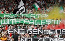 Kibice Celticu Glasgow przeciwko syjonizmowi.
