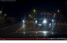 Katowice: radiowóz blokował drogę. Sprawa zgłoszona na policję.