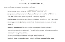 Koniec z Allego polecony InPost, zastąpi go "Minipaczka Inpost" za 7,20zł brutto