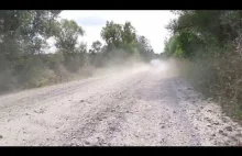 Droga między wioskami na Ukrainie - film 2