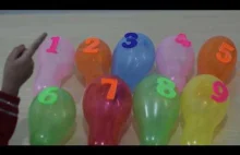 Learn Numbers And Colors - Popping Balloons Video For Babies, Toddlers &...