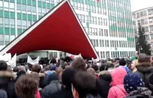 Kielce - manifestacja przeciwko ACTA
