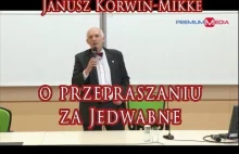 Janusz Korwin Mikke o przepraszaniu za Jedwabne