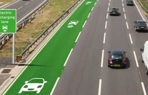 Elektryczne auto naładujesz jadąc na specjalnym pasie jezdni!