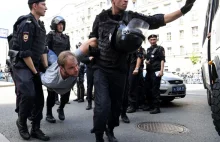 Protest w Moskwie: zatrzymano ponad 1000 osób, są ranni