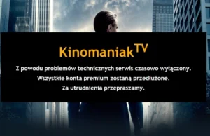 Kinomaniak.tv zamknięte - OVH tłumaczy, że decyzją sądu