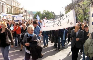 Błękitny Marsz PO czyli kto pierwszy dzielił Polskę