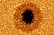 Plama słoneczna o wielkości Ziemi