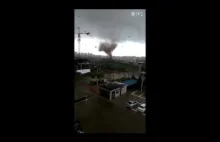 Wczorajsze tornado, jakie przeszło przez prowincję Heilongjiang w Chinach