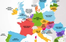 Najgorsze cechy krajów Europy