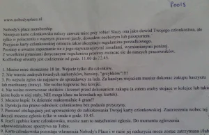 przedstawiam wam fotki z przetłumaczonego na PL regulaminu coffieshop`u z Venlo