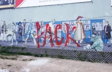 Kraków. Piękny mural zniszczony przez idiotę. Jest akcja w sieci