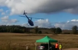 Rozbił się helikopter podczas rajdu Lipawy