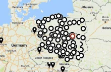 Mapa protestów w czarnyponiedziałek