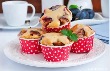 Muffinki ze śliwkami - I Love Bake