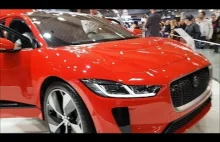 Elektryczny Jaguar I-Pace SUV - zewnątrz i w środku