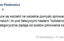 Ciekawy wywód posłanki Pawłowicz.