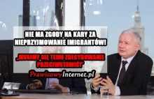 Jarosław Kaczyński "NIE MA ZGODY na karę 250 tys. euro za niepryjętego i...