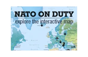 Interaktywna mapa aktywności NATO