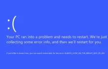 "Niebieskie ekrany śmierci" po ostatniej aktualizacji Windowsa 10