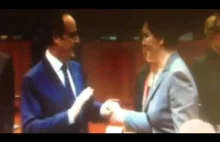 Francuski pocałunek premierzycy Ewy Kopacz