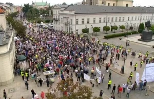 KOD gaśnie. Pod Pałac Przyszło zaledwie tysiąc osób!