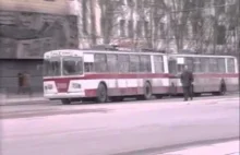 Komunikacja miejska w Doniecku. Marzec 1995.