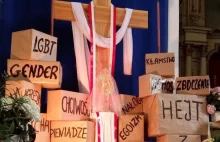 Homofaszyzm w Polsce. Pederaści terroryzują Kościół za dekoracje grobu pańskiego