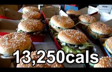 Eating 25 Big Macs in One Sitting (World Record Gdzie on to zmieścił ???