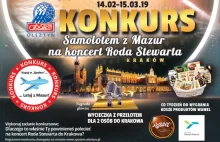 Konkurs - Samolotem z Mazur na koncert Roda Stewarta w Krakowie