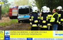2 saperów zginęło, 4 jest rannych. Nowe fakty po wybuchu w Kuźni Raciborskiej.